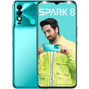 Смартфон Tecno Spark 8 KG6k 4/64GB (Turquoise Cyan)