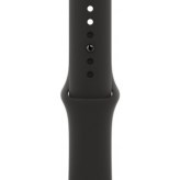 Ремешок Apple Sport Band Black для Apple Watch 42/44mm (MTPL2/MU9L2)