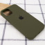 Чехол Apple iPhone 14 Pro Max Silicone Сase (HC AA) - Dark Olive, отзывы, цены | Фото 4