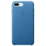 Чехол Apple iPhone 7 Plus Leather Case Sea Blue (MMYH2)
