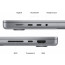 MacBook Pro 14" M2 Pro 10CPU/16GPU/16GB/512GB Space Gray (MPHE3) 2023, отзывы, цены | Фото 8