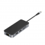 Адаптер Alpha A921HRT Lightning Adapter USB2.0*2+HDMI*1+VGA*1+SD*1+TF*1+3.5mm, +RJ45 Grey, отзывы, цены | Фото 3
