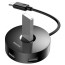Адаптер Baseus Round box HUB adapter (Type-C to USB3.0*1+USB2.0*3) Black (CAHUB-G01), отзывы, цены | Фото 4