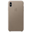 Чехол Apple iPhone Xs Max Leather Taupe (MRWR2), отзывы, цены | Фото 2