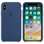 Чехол Apple iPhone X Silicone Case Ocean Blue (Original HC), отзывы, цены | Фото 4