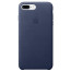 Чехол Apple iPhone 7 Plus Leather Case Midnight Blue (MMYG2), отзывы, цены | Фото 2