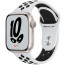 Apple Watch Nike Series 7 GPS 45mm Starlight Aluminum Case with Pure Platinum/Black Nike Sport Band (MKNA3)