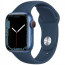 Apple Watch Series 7 41mm GPS Blue Aluminum Case With Blue Sport Band (MKN13), отзывы, цены | Фото 3