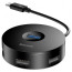 Адаптер Baseus Round box HUB adapter (Type-C to USB3.0*1+USB2.0*3) Black (CAHUB-G01), отзывы, цены | Фото 2