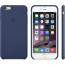 Чехол Apple iPhone 6 Plus Leather Case Midnight Blue (MGQV2), отзывы, цены | Фото 3