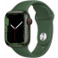 Apple Watch Series 7 GPS + LTE 41mm Green Aluminum Case with Clover Sport Band (MKHT3), отзывы, цены | Фото 2