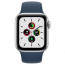 Apple Watch Series SE GPS 40mm Silver Aluminum Case Abyss Blue Sport Band (MKNY3), отзывы, цены | Фото 3