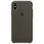 Чехол Apple iPhone X Silicone Case Dark Olive (MR522), отзывы, цены | Фото 2