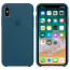 Чехол Apple iPhone X Silicone Case Cosmos Blue (MR6G2), отзывы, цены | Фото 4