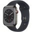 Apple Watch Series 8 GPS + Cellular 45mm Graphite S. Steel Case w. Midnight Sport Band (MNKU3), отзывы, цены | Фото 3