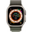 Apple Watch Ultra GPS + Cellular 49mm Titanium Case with Green Alpine Loop - Medium (MQEW3/MQFN3), отзывы, цены | Фото 3