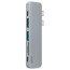 Адаптер Wiwu T8 USB-C to microSD+HDMI+2xType-C+SD+2xUSB3.0 Gray, отзывы, цены | Фото 2
