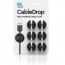 Органайзер для кабеля Bluelounge CableDrop Multi Purpose Cable Clip Black (CD-BL)