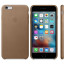 Чехол Apple iPhone 6s Plus Leather Case Brown (MKX92)